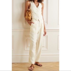 NWT Alex Mill Boy Linen Pants Cream SZ 8